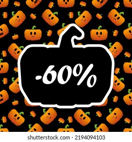 Halloween sale, discounts, patent pumpkins, black friday