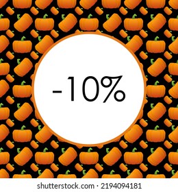 Halloween sale, discounts, patent pumpkins, black friday