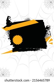 Halloween Sale Illustration Vector Template for Promotion Design, Halloween Sale special offer banner template with hand drawn lettering for holiday shopping. Limited time only. Vector illustration.