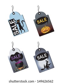 Halloween Sale Tags