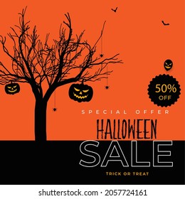 Halloween Sale Trick Or Treat Special Offer