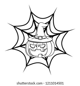 Halloween scary cartoon