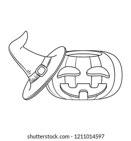 Halloween scary cartoon