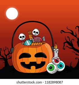 Halloween scary cartoons