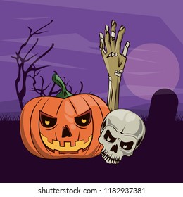 Halloween scary cartoons