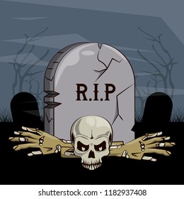 Halloween scary cartoons