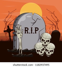 Halloween scary cartoons