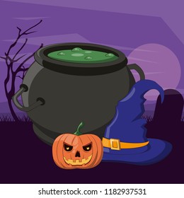 Halloween scary cartoons
