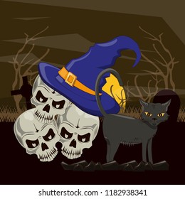 Halloween scary cartoons