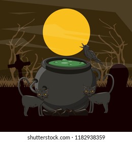Halloween scary cartoons