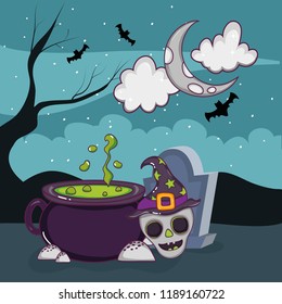 Halloween scary cartoons