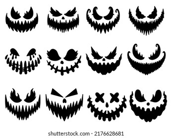 Halloween Scary Face Pumpkin or Ghost