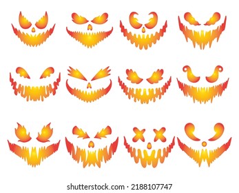 Halloween Scary Face Pumpkin or Ghost