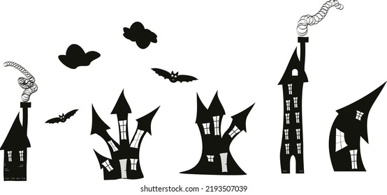 halloween scary houses dark funny