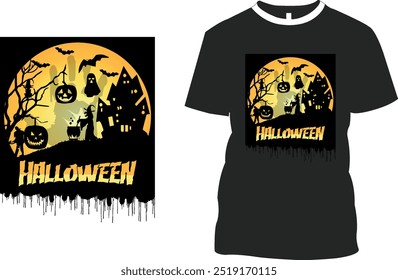 Halloween scary, halloween season,halloween t-shirt design