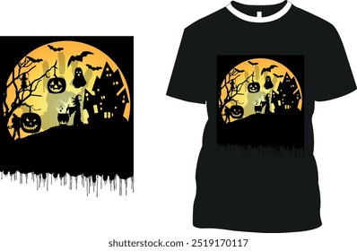 Halloween scary, halloween season,halloween t-shirt design