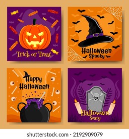 Halloween Scary Social Media Post Design