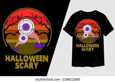 Halloween Scary T Shirt Design