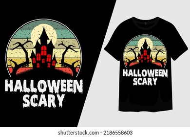Halloween Scary T Shirt Design