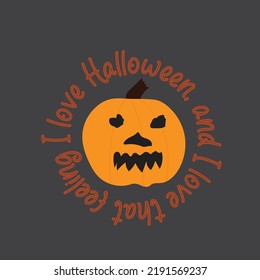 Halloween scary t shirt design template