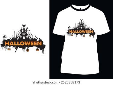 Halloween Scary T Shirt Design for Halloween Day