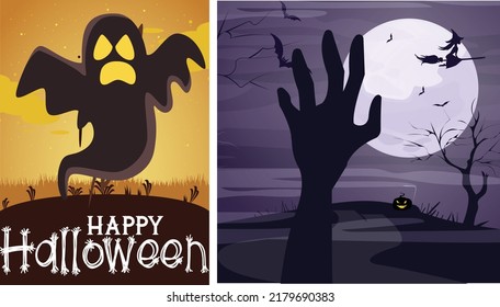 Halloween Scary vector t shirt design