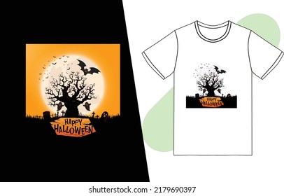 Halloween Scary vector t shirt design