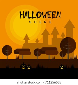Halloween Scene