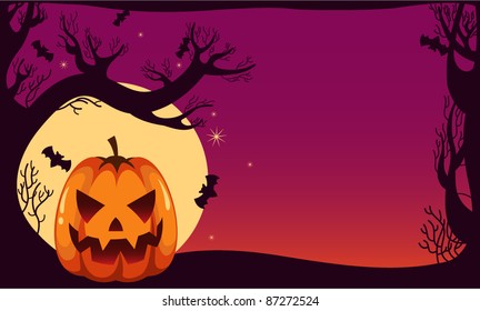 Halloween scene