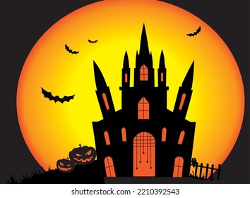 Halloween scene Royalty; Happy Halloween