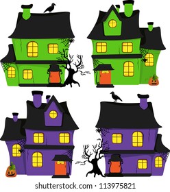 Halloween scrapbook design elements