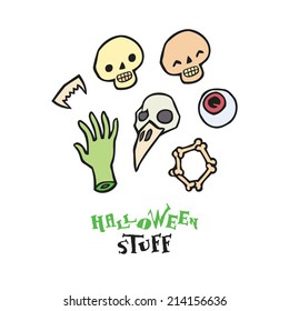 Halloween scull vector Halloween scull vector set for designset for design