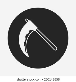halloween scythe icon