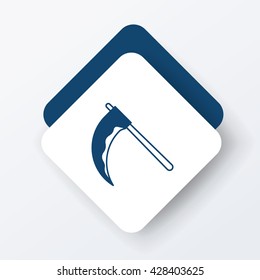 halloween scythe icon