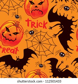 Halloween seamless background