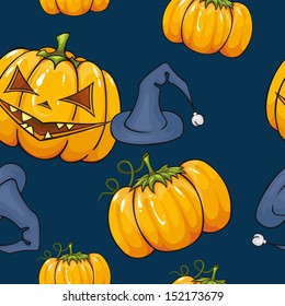 Halloween seamless background