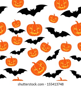 Halloween seamless background