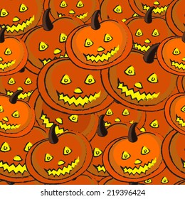 Halloween seamless background