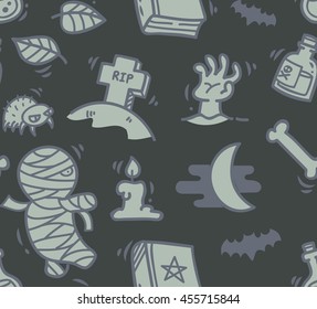 Halloween seamless background