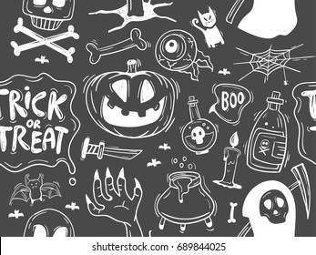 Halloween Seamless background 