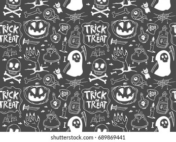 Halloween Seamless Background