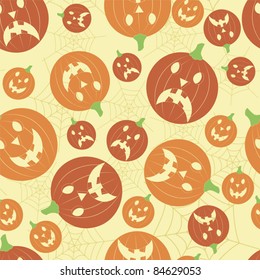 Halloween seamless background