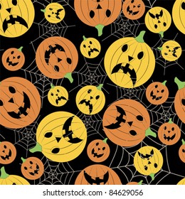 Halloween seamless background