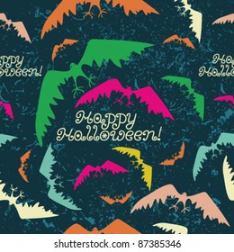 Halloween seamless background