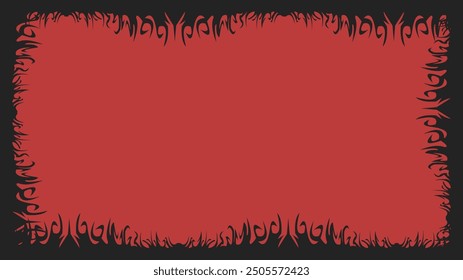 Halloween seamless background banner. scary flat vector background illustration. Endless Halloween holiday party Frame Poster