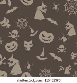 Halloween seamless background. EPS 10.