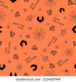 Halloween seamless background. halloweens day