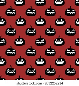 Halloween seamless. Seamless Halloween background. Halloween illustration. Halloween pattern. cartoon pumpkin