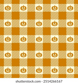 Halloween seamless background with pumpkin for textile fabric design, wrapping paper, website wallpapers, textiles, wallpaper and apparel.