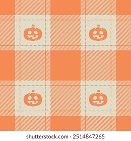 Fondo sin fisuras de Halloween con calabaza para el diseño de la tela textil, papel de embalaje, Fondos de pantalla de Sitio web, textiles, Fondo de pantalla y ropa.